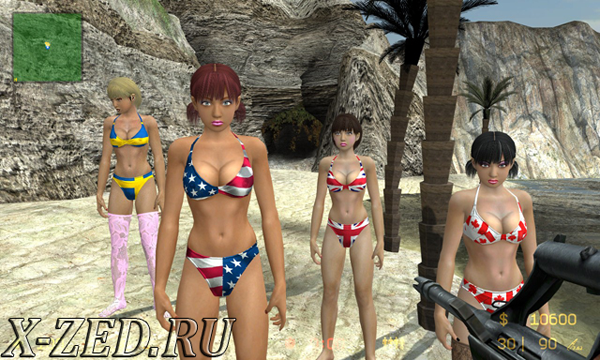 Модели заложников Bikinis Hostages для css - Скачать