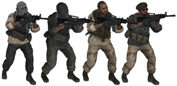 Модели скинов террористов для css из игры CSGO - Скачать