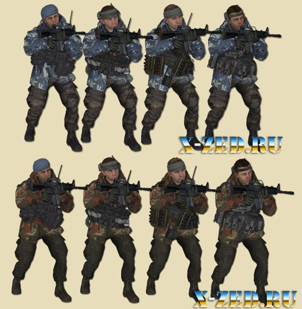 Модели игроков русских террористов для css (скины) - Скачать