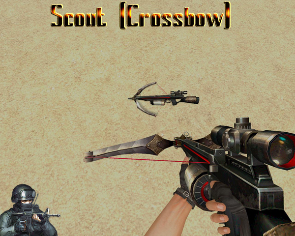 Scout Crossbow для css - Скачать